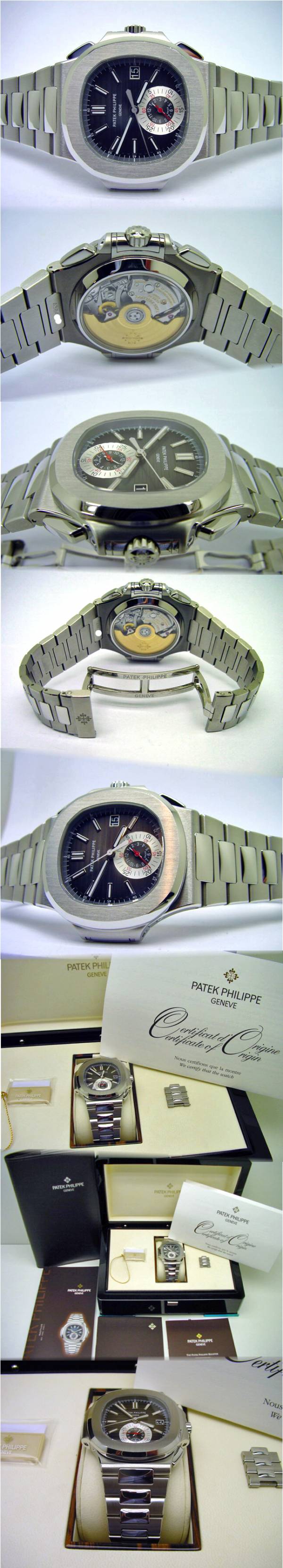 Patek Philippe NAUTILUS Chronograph Flyback Referenz 5980|1A-014